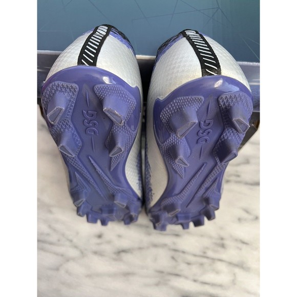 DSG Soccer Cleats Big Kids size 6 Speed Viper Purple Silver - Picture 12 of 13